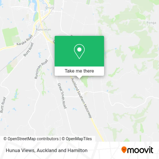 Hunua Views map