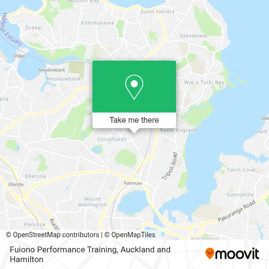 Fuiono Performance Training map