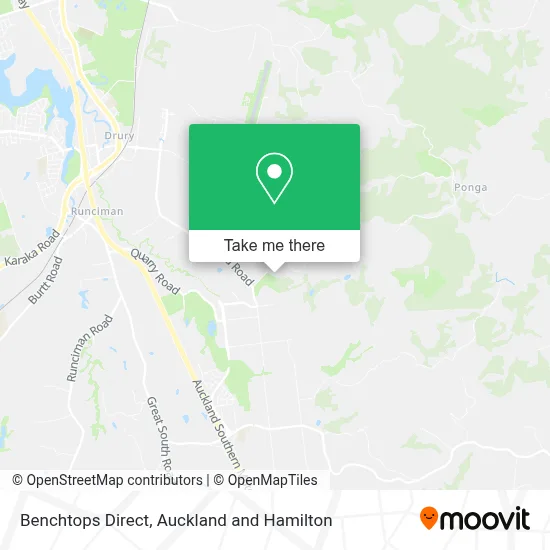 Benchtops Direct map