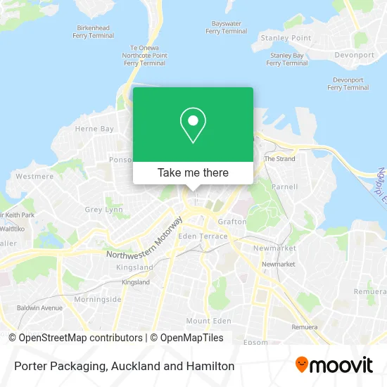 Porter Packaging map