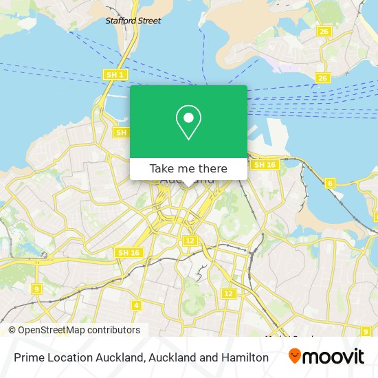 Prime Location Auckland map