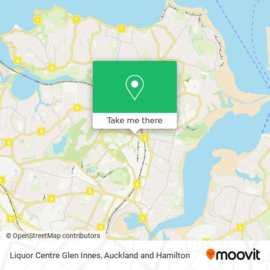 Liquor Centre Glen Innes map