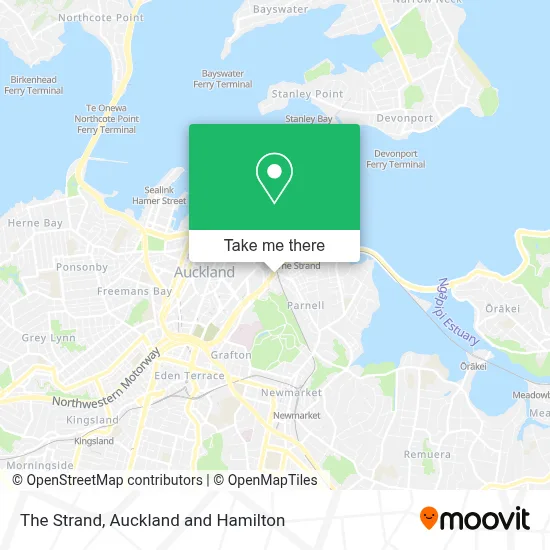 The Strand map