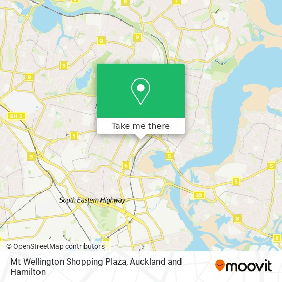 Mt Wellington Shopping Plaza map
