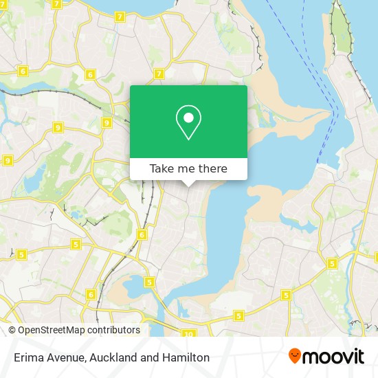 Erima Avenue map