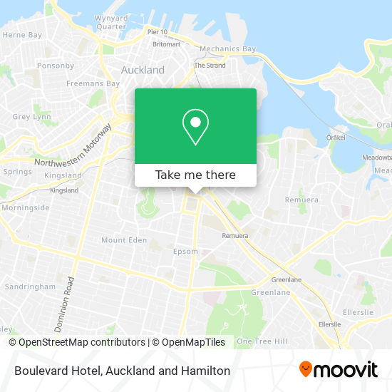 Boulevard Hotel map