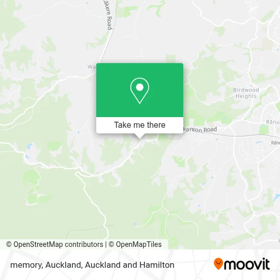 memory, Auckland map