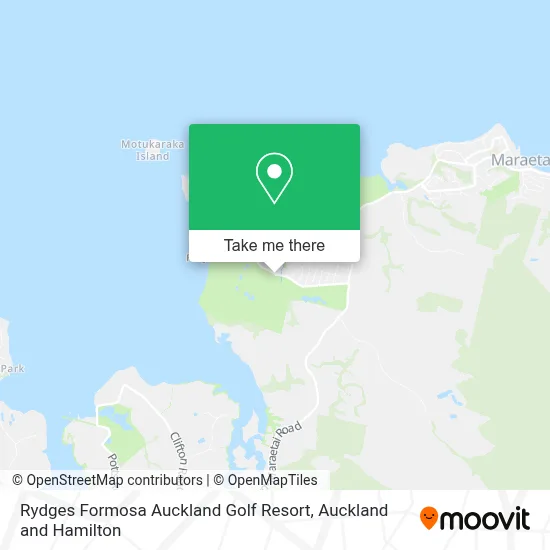 Rydges Formosa Auckland Golf Resort map