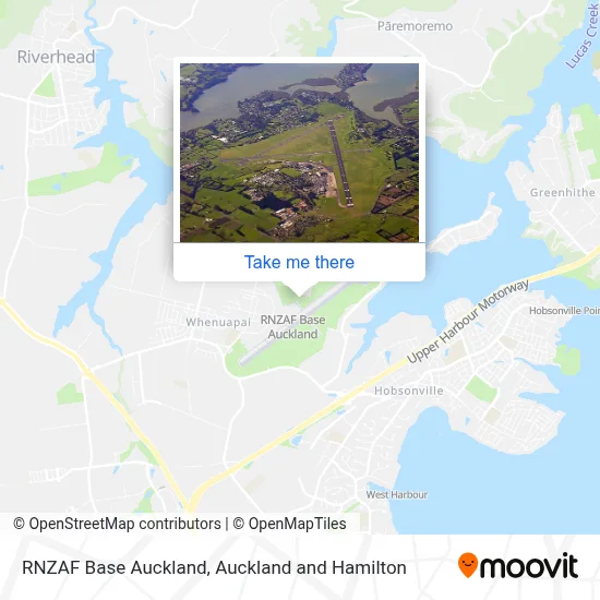 RNZAF Base Auckland map