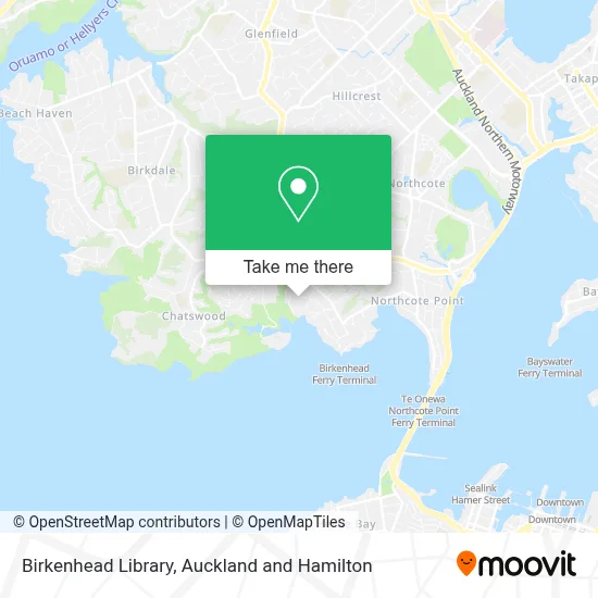 Birkenhead Library map