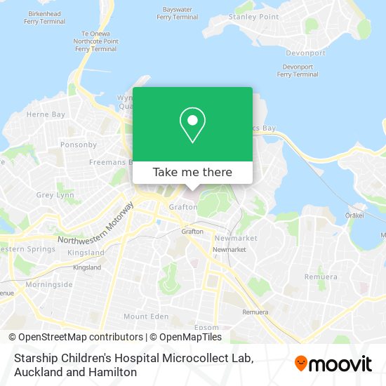 Starship Children's Hospital Microcollect Lab map
