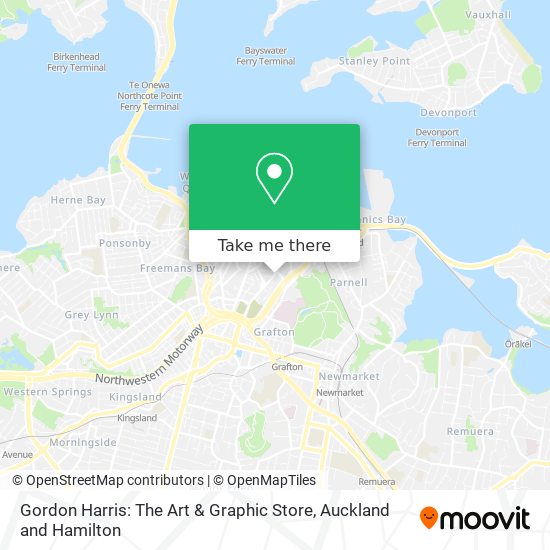 Gordon Harris: The Art & Graphic Store map