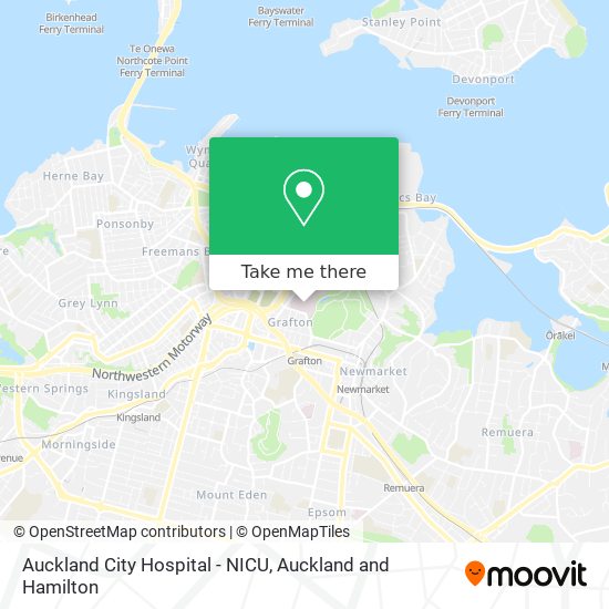 Auckland City Hospital - NICU map