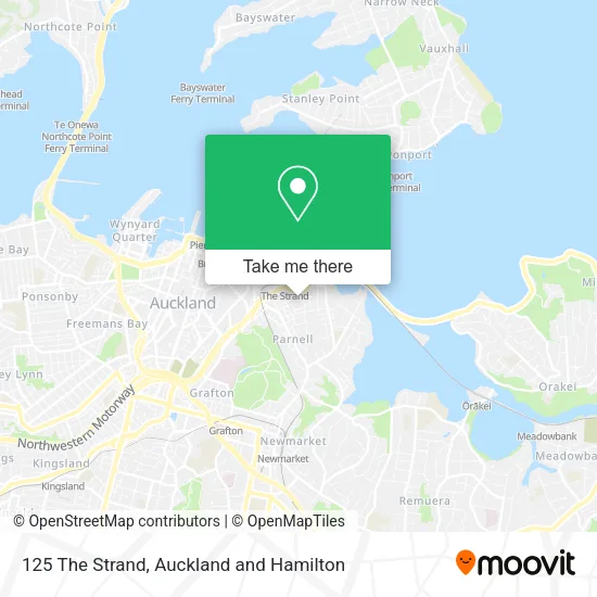 125 The Strand map