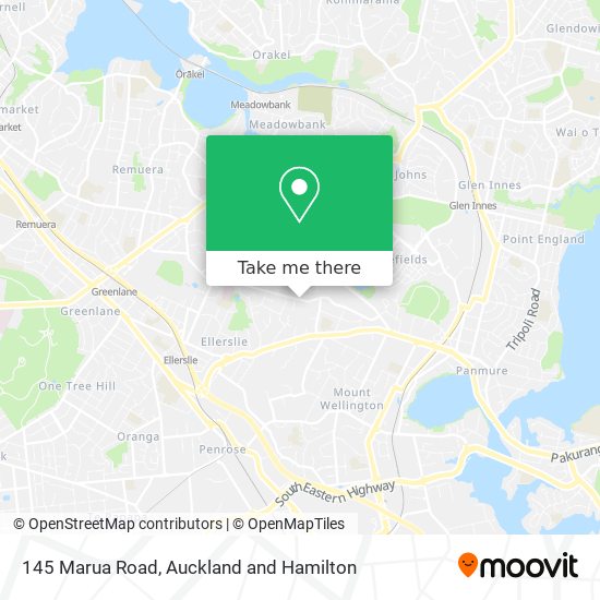 145 Marua Road map