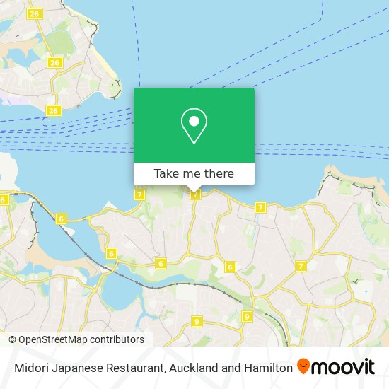 Midori Japanese Restaurant map