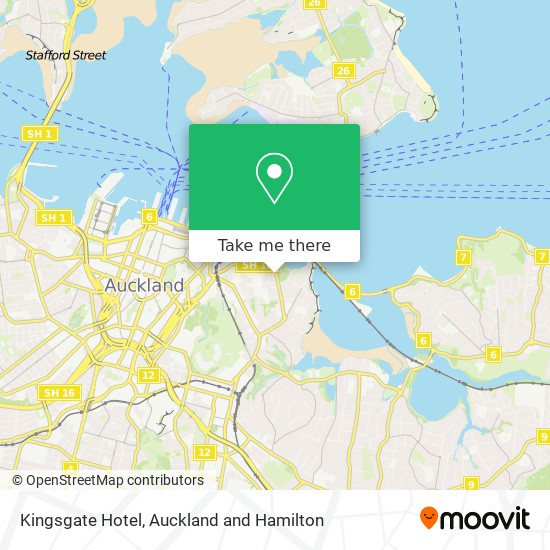 Kingsgate Hotel map