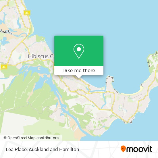 Lea Place map