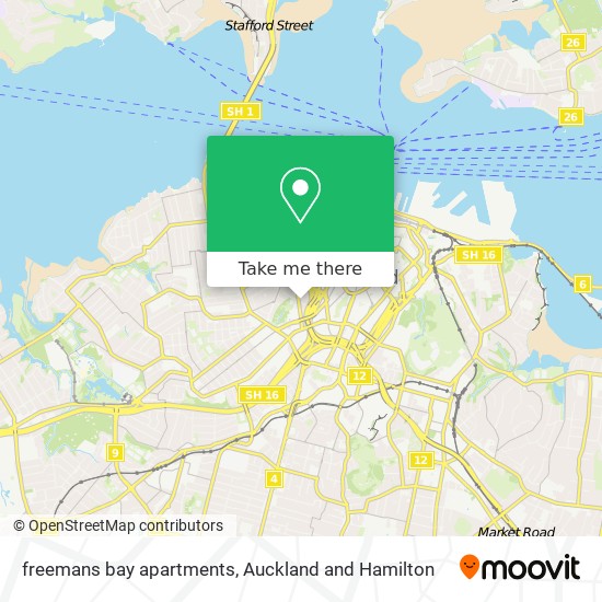 freemans bay apartments map