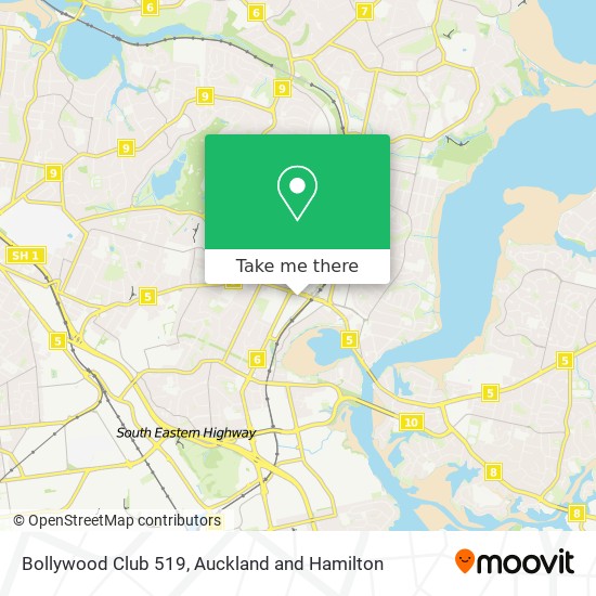 Bollywood Club 519 map
