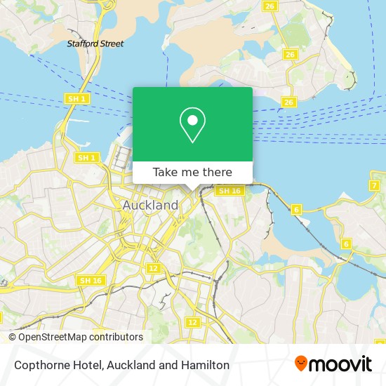 Copthorne Hotel map
