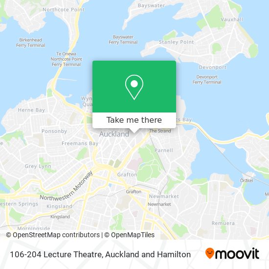106-204 Lecture Theatre map
