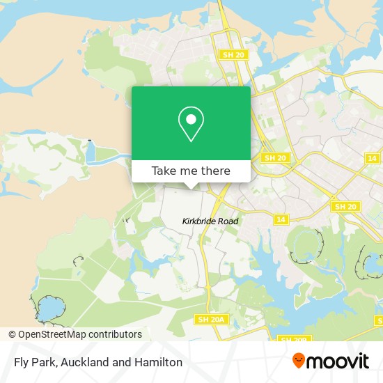 Fly Park map