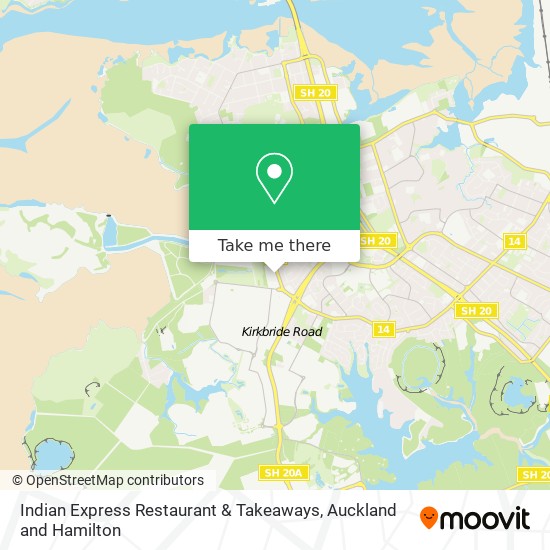 Indian Express Restaurant & Takeaways map