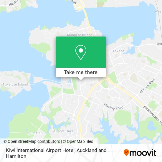 Kiwi International Airport Hotel map