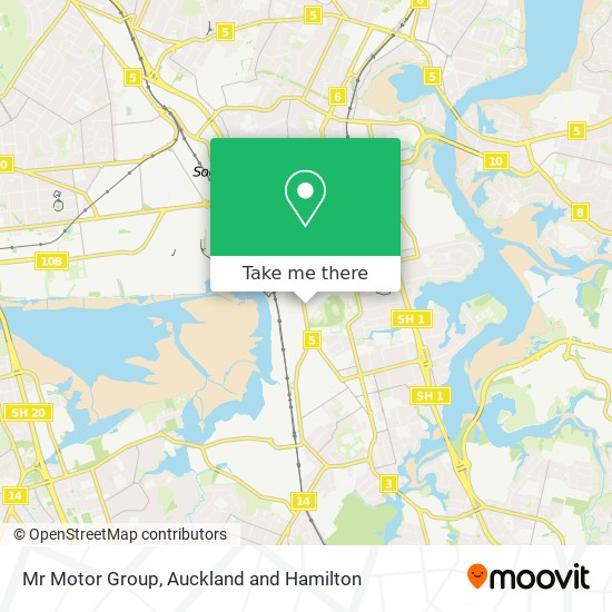 Mr Motor Group map