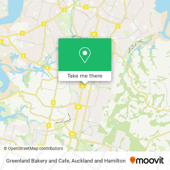 Greenland Bakery and Cafe map