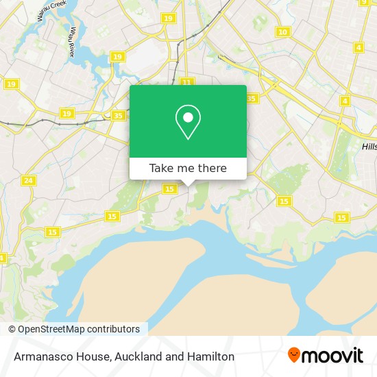 Armanasco House map