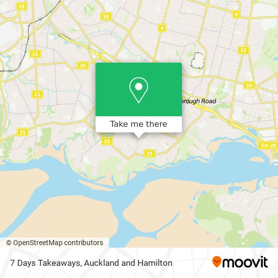 7 Days Takeaways地图