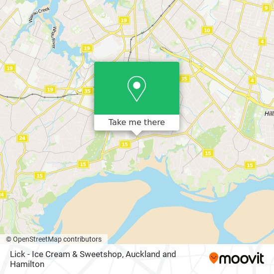 Lick - Ice Cream & Sweetshop map
