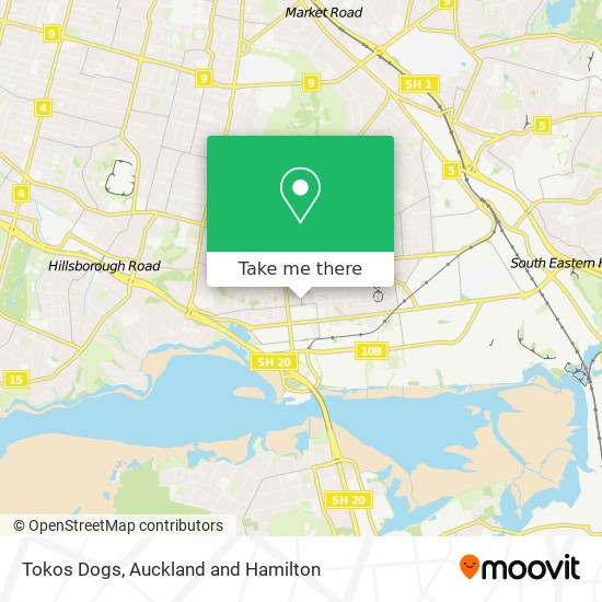 Tokos Dogs map