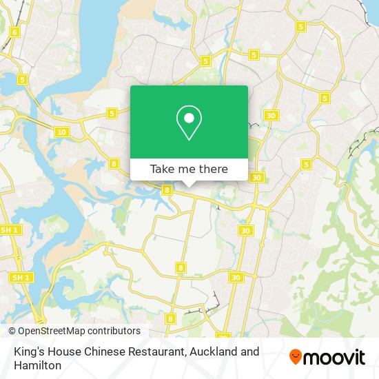 King's House Chinese Restaurant map