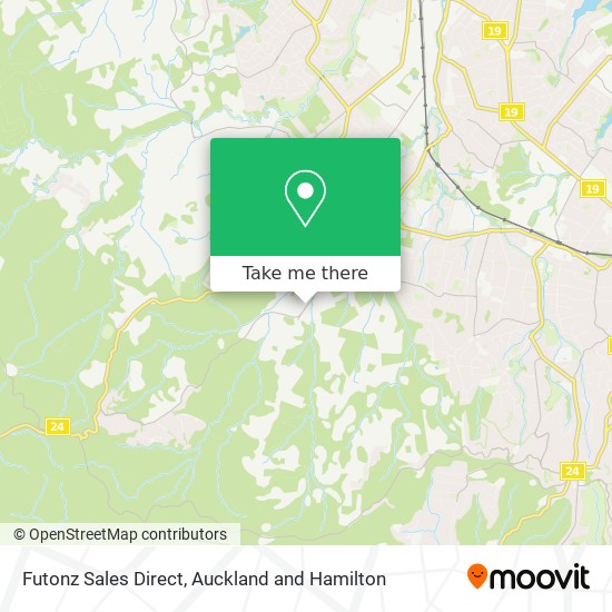 Futonz Sales Direct map