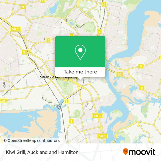 Kiwi Grill map