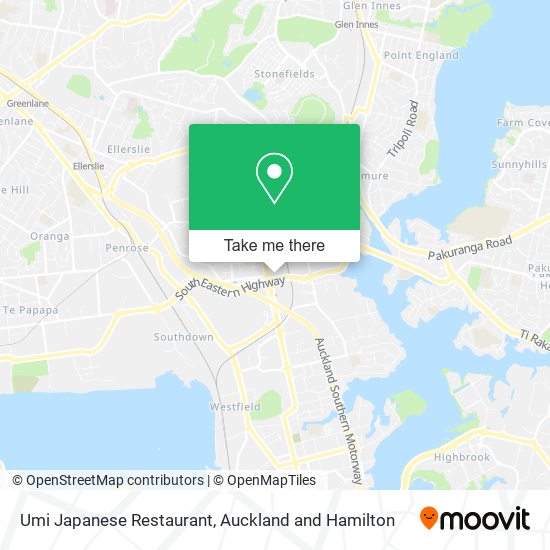 Umi Japanese Restaurant map