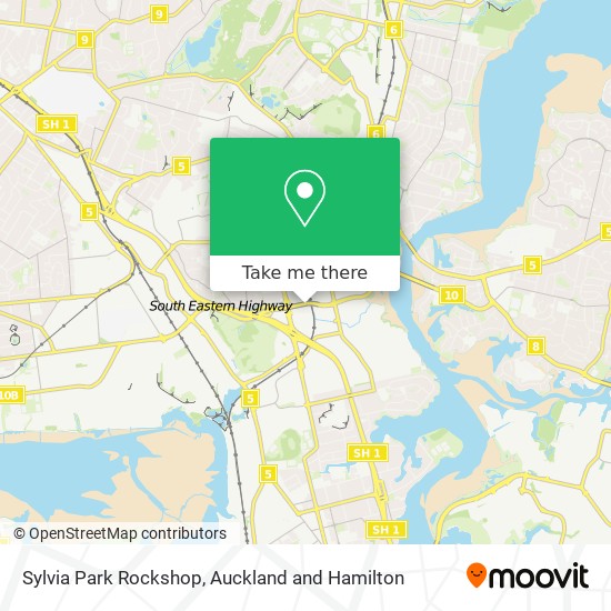 Sylvia Park Rockshop地图
