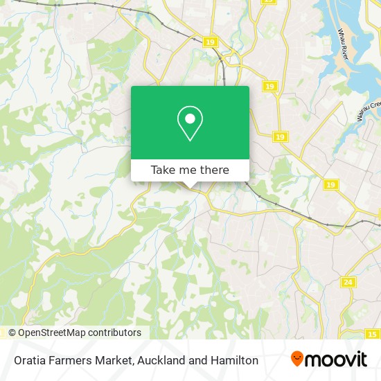 Oratia Farmers Market map