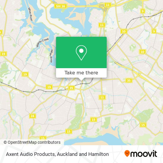 Axent Audio Products map