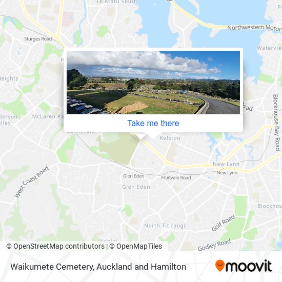 Waikumete Cemetery map