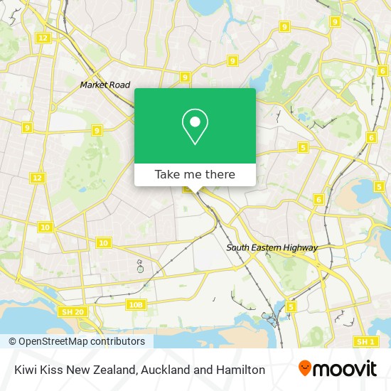 Kiwi Kiss New Zealand地图