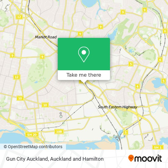 Gun City Auckland地图