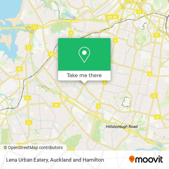 Lena Urban Eatery map