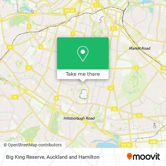 Big King Reserve map