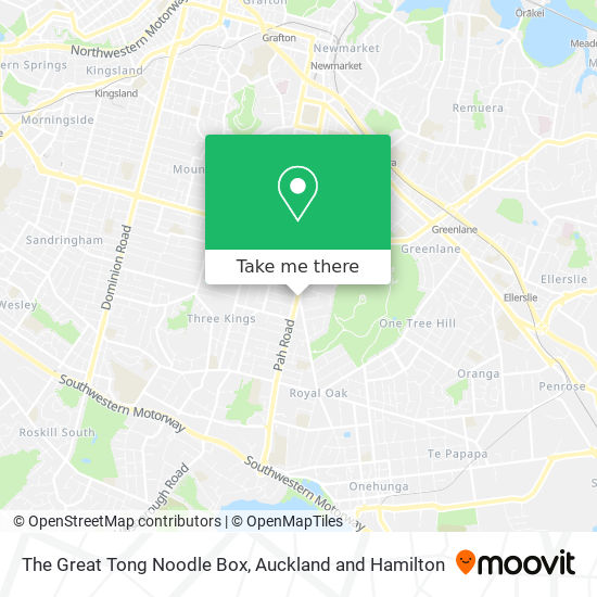 The Great Tong Noodle Box map