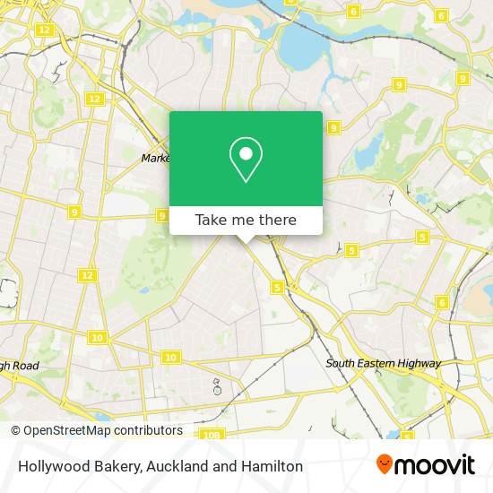 Hollywood Bakery map