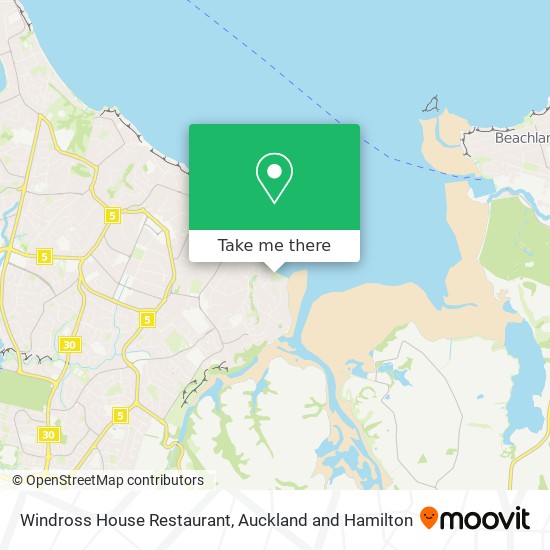 Windross House Restaurant map